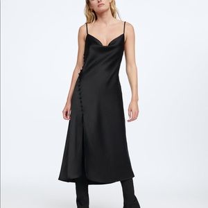 Zara Satin Lingerie Style Dress
